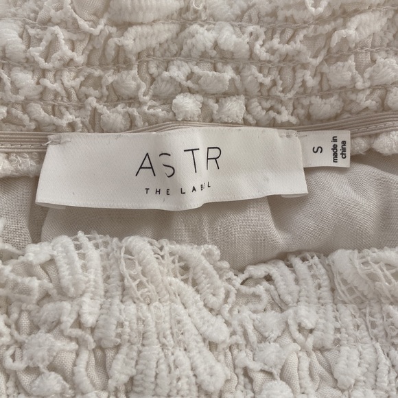 ASTR the label white bridal shower or baby shower dress - Picture 2 of 3